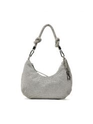 Steve Madden Torebka Bkaya SM13000999 Srebrny. Szare torebki klasyczne damskie Steve Madden, bez wzorów, ze skóry, bez dodatków. Za 551.99 zł.