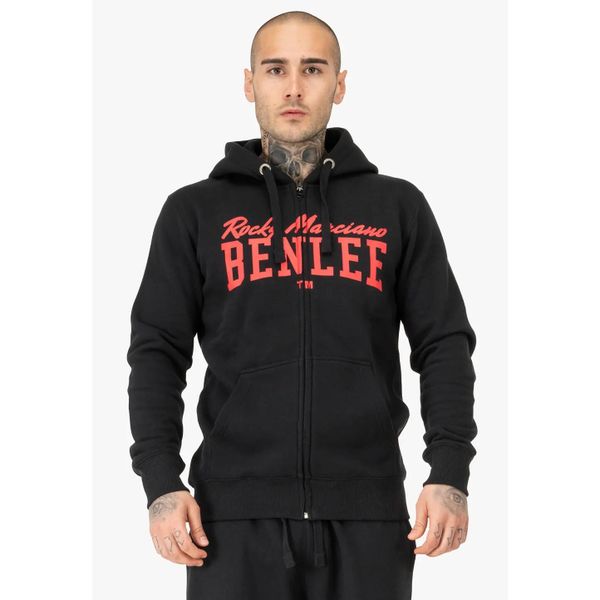Bluza z kapturem Benlee Vitalino. Czarne bluzy z kapturem męskie Benlee, xl, z bawełny. Za 256.00 zł.
