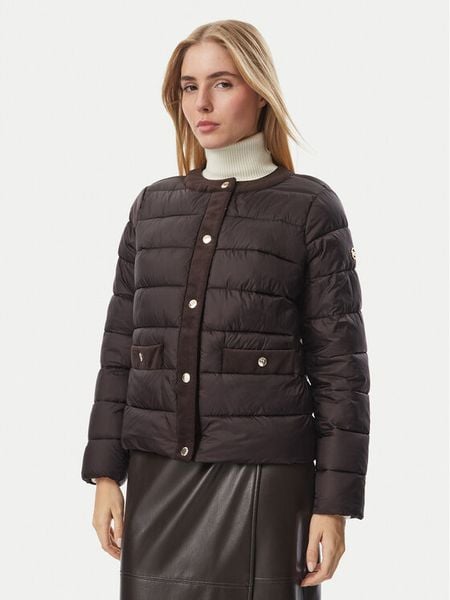 MICHAEL Michael Kors Kurtka przejściowa 77B6605M42 Brązowy ciemny Regular Fit. Brązowe kurtki damskie MICHAEL Michael Kors, m, bez wzorów, z syntetyku, bez kaptura. Za 1,299.00 zł.