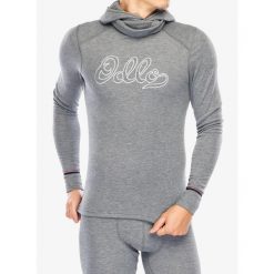 Bluza termoaktywna męska Odlo Active Warm Originals BL Top Facemask LS. Szare bluzy bez kaptura męskie Odlo, m. Za 277.99 zł.