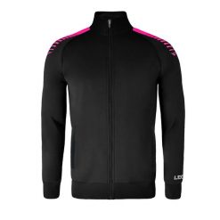 Kurtka sportowa z zamkiem ENERGY oversize. Czarne kurtki treningowe męskie Legea, xl, bez wzorów, z materiału, do biegania. Za 76.90 zł.