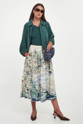 Spódnica midi Adepto WEEKEND MAX MARA. Spódniczki damskie Weekend Max Mara, bez wzorów, midi. Za 1,479.00 zł.