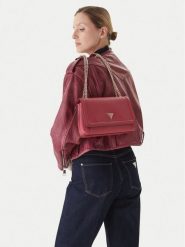 Guess Torebka 178575 Czerwony. Czerwone torebki klasyczne damskie Guess, z aplikacjami, ze skóry, bez dodatków. Za 319.99 zł.