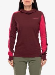 Bluza z kapturem damska La Sportiva Cloud Shadow Sun Hoody. Czerwone bluzy z kapturem damskie La Sportiva, l, z materiału. Za 412.49 zł.
