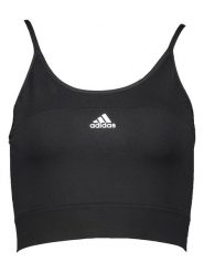 Adidas Top sportowy "Aeroknit" w kolorze czarnym rozmiar: XL. Czarne topy damskie Adidas, xl, bez wzorów, z materiału, bez ramiączek. Za 57.06 zł.