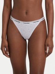 Calvin Klein Dół od bikini LV00QD5213 Écru. Białe bikini damskie CALVIN KLEIN, bez wzorów. Za 79.99 zł.