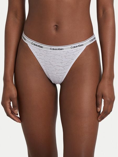 Calvin Klein Dół od bikini LV00QD5213 Écru. Białe bikini damskie CALVIN KLEIN, bez wzorów. Za 79.99 zł.