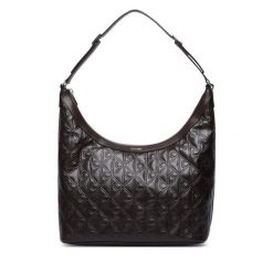 Torebka Calvin Klein. Brązowe torebki klasyczne damskie CALVIN KLEIN, bez wzorów, bez dodatków. Za 649.99 zł.