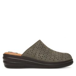 Klapki Go Soft. Szare klapki damskie GO SOFT, bez wzorów, bez obcasa. Za 119.99 zł.