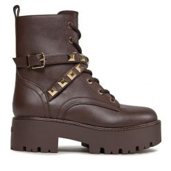 Trapery Guess. Brązowe trapery damskie Guess, bez obcasa. Za 839.99 zł.
