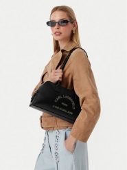 KARL LAGERFELD Torebka B3W30091 Czarny. Czarne torebki klasyczne damskie Karl Lagerfeld, bez wzorów, ze skóry, bez dodatków. Za 1,099.00 zł.