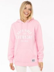 Zwillingsherz Bluza "Everyday" w kolorze jasnoróżowym rozmiar: S/M. Różowe bluzy z kapturem damskie Zwillingsherz, m. Za 178.37 zł.