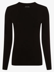 Opus koszulka z długim rękawem Kobiety Dżersej czarny, 40. Czarne t-shirty damskie Opus, bez wzorów, z dżerseju, bez kołnierzyka. Za 149.95 zł.
