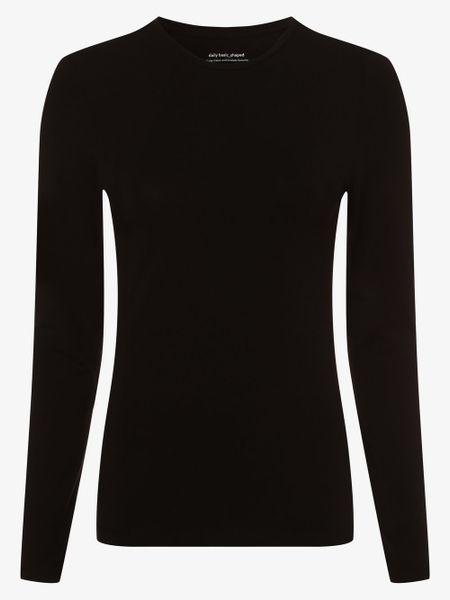 Opus koszulka z długim rękawem Kobiety Dżersej czarny, 40. Czarne t-shirty damskie Opus, bez wzorów, z dżerseju, bez kołnierzyka. Za 149.95 zł.