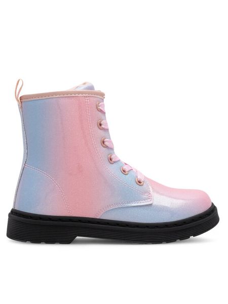 Nelli Blu Kozaki CM230508-01 Różowy. Czerwone kozaki dziewczęce Nelli Blu, bez wzorów, ze skóry, bez obcasa. Za 139.99 zł.