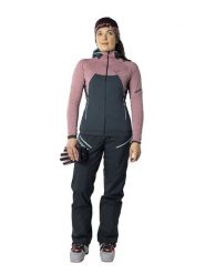 DYNAFIT Kurtka polarowa "Tour Wool" w kolorze jasnoróżowo-antracytowym rozmiar: M. Czarne kurtki damskie Dynafit, m, bez wzorów, z materiału, bez kaptura. Za 392.52 zł.