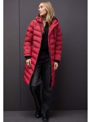 Street One Płaszcz pikowany w kolorze czerwonym rozmiar: 46. Czerwone płaszcze damskie Street One, bez wzorów, z puchu, street. Za 395.94 zł.