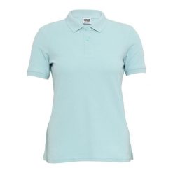 Koszulka Polo Damska Gładka. Niebieskie topy sportowe damskie Urban Classics, xs, bez wzorów, bez ramiączek. Za 85.99 zł.