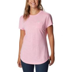 Koszulka turystyczna damska Columbia z krótkim rękawem Cades Cape Tee. Białe t-shirty damskie Columbia, s, bez wzorów, z bawełny, bez kołnierzyka. Za 183.00 zł.