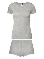 Polo Ralph Lauren Piżama 4P0719 Szary Regular Fit. Szare piżamy damskie Polo Ralph Lauren, s, bez wzorów, z bawełny, bez ramiączek. Za 349.99 zł.