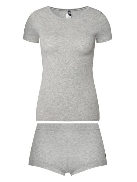 Polo Ralph Lauren Piżama 4P0719 Szary Regular Fit. Szare piżamy damskie Polo Ralph Lauren, s, bez wzorów, z bawełny, bez ramiączek. Za 349.99 zł.