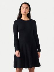 YAS Sukienka dzianinowa Becco 26011181 Czarny Regular Fit. Czarne sukienki damskie YAS, xl, bez wzorów, z dzianiny, bez kołnierzyka, bez ramiączek. Za 179.99 zł.