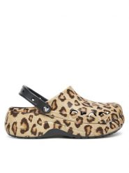 Crocs Klapki BAYA PLATFORM CLOG 208712-0C4 Beżowy. Brązowe klapki damskie Crocs, bez wzorów, z tworzywa sztucznego, bez obcasa. Za 279.99 zł.