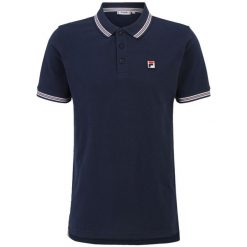 Koszulka męska polo Fila Lubbeek. Białe koszulki polo męskie Fila, l, bez wzorów, z bawełny, bez ramiączek. Za 163.00 zł.