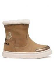 Geox Kozaki B Nashik Girl B663HA 022NF C6627 S Brązowy. Brązowe kozaki dziewczęce Geox, bez wzorów, ze skóry, bez obcasa. Za 319.99 zł.