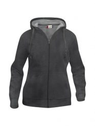 Clique Basic Hoody Full Zip Women – Bluza z kapturem na zamek, anthracite. Szare bluzy z kapturem damskie CLIQUE, xl, z bawełny. Za 188.50 zł.
