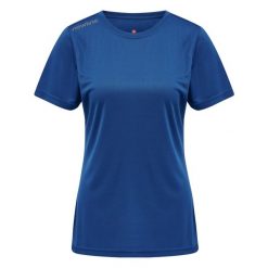 Koszulka damska Newline core functional. Niebieskie bluzki damskie Newline, l, bez wzorów, bez ramiączek. Za 124.50 zł.