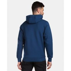 Bluza z kapturem Kilpi Avila. Niebieskie bluzy z kapturem męskie Kilpi, l, z bawełny. Za 241.31 zł.
