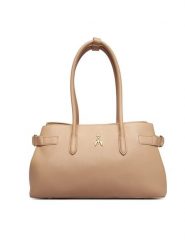 Patrizia Pepe Torebka 8B0305/L162 Beżowy. Brązowe torebki klasyczne damskie Patrizia Pepe, bez wzorów, ze skóry, bez dodatków. Za 1,709.00 zł.