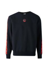 Bluza męskie Nike Sportswear czarny. Czarne bluzy bez kaptura męskie Nike, l, z materiału. Za 470.80 zł.