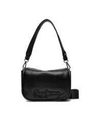 Pepe Jeans Torebka PL031571 Czarny. Czarne torebki klasyczne damskie Pepe Jeans, bez wzorów, z jeansu, bez dodatków. Za 209.99 zł.