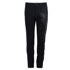 Bikkembergs Spodnie | A113SGMEB071 | Mężczyzna | Czarny. Czarne spodnie materiałowe męskie Bikkembergs, bez wzorów, z bawełny. W wyprzedaży za 549.00 zł.