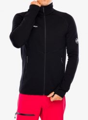 Bluza z zamkiem Mammut Aconcagua ML Jacket. Czarne bluzy z kapturem męskie Mammut, m, z materiału. Za 890.99 zł.