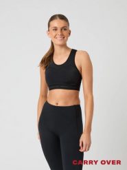 Bjorn_borg BORG PERFORMANCE HIGH SUPPORT BRA - Biustonosz sportowy, wysoki. Czarne biustonosze sportowe damskie Björn Borg, bez wzorów. Za 291.00 zł.