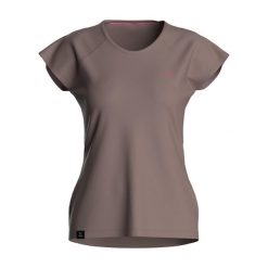 Koszulka wspinaczkowa damska Simond Vertika. Brązowe bluzki damskie SIMOND, l, bez wzorów, z bawełny, bez kołnierzyka. Za 69.99 zł.