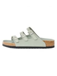 Birkenstock Klapki "Florida" w kolorze turkusowym rozmiar: 38. Niebieskie klapki damskie Birkenstock, bez wzorów, bez obcasa. Za 501.57 zł.
