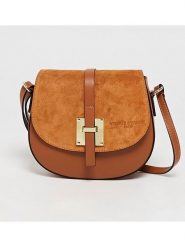Victor & Hugo Paris Skórzana torebka w kolorze karmelowym - 22 x 18 x 6 cm rozmiar: onesize. Brązowe torebki klasyczne damskie Victor & Hugo Paris, bez wzorów, z materiału, bez dodatków. Za 315.50 zł.