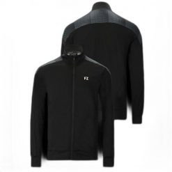 Bluza sportowa męska FZ Forza Catan z suwakiem. Czarne bluzy bez kaptura męskie FZ FORZA, bez wzorów, z dresówki, sportowe, bez kołnierzyka, bez ramiączek. Za 254.50 zł.