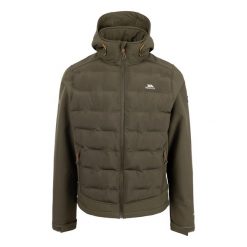 Męska Kurtka Hybrydowa Alwero Softshell. Zielone kurtki męskie Trespass, m, bez wzorów, z elastanu, z kapturem. Za 313.99 zł.