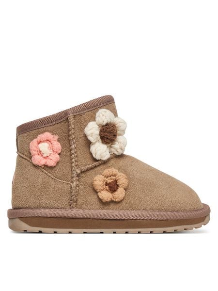 EMU Australia Śniegowce Daisy K13232 Brązowy. Brązowe kozaki dziewczęce Emu Australia, bez wzorów, ze skóry, bez obcasa. Za 384.99 zł.
