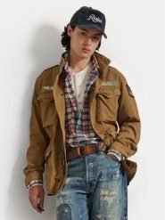 Polo Ralph Lauren Kurtka przejściowa 710P02024001 Beżowy Regular Fit. Brązowe kurtki męskie Polo Ralph Lauren, m, bez wzorów, z bawełny, bez kaptura. Za 2,199.00 zł.