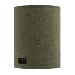 Komin dwuwarstwowy dzianina + polar Neo. Zielone szaliki i kominy damskie Buff, bez wzorów, z dzianiny. Za 87.99 zł.