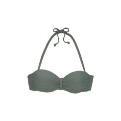Bikini bandeau z fiszbinami kobiecy Lascana Loretta. Zielone bikini damskie Lascana, bez wzorów. Za 277.00 zł.