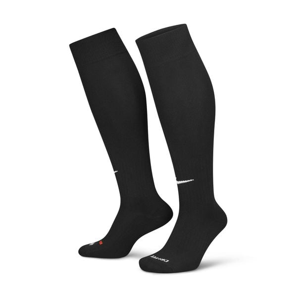 Skarpetki sportowe dla dorosłych Nike Cushioned Knee High. Czarne skarpetki męskie Nike, bez wzorów, z elastanu. Za 39.99 zł.