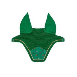 Czapka przeciw insektom dla konia z weluru Kentucky Horsewear Fly Veil Wellingto. Zielone czapki męskie KENTUCKY HORSEWEAR, bez wzorów, z weluru, sportowe. Za 378.00 zł.