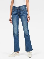 G-Star Dżinsy "Midge" - Bootcut fit - w kolorze niebieskim rozmiar: W33/L32. Niebieskie jeansy damskie G-Star. Za 205.93 zł.